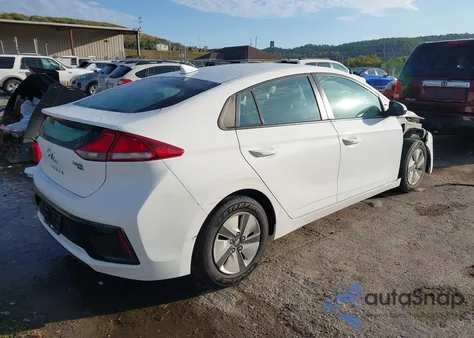 2019 Hyundai Ioniq Hybrid Blue из США, поврежденный, VIN KMHC65LC3KU179351